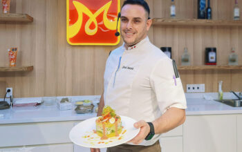 Chef José Maria Murga Brescia during a cooking workshop in Hanoi, Oct. 24, 2023.